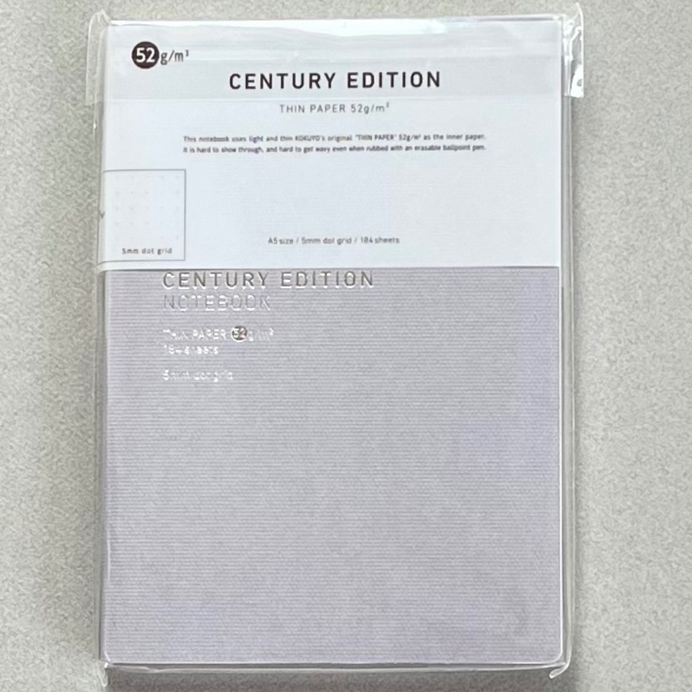 Kokuyo Century Edition THIN Paper Notebook New in Package - A5 - 184 Sheets